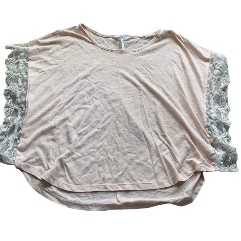 Kina Baby Pink Lace Shirt